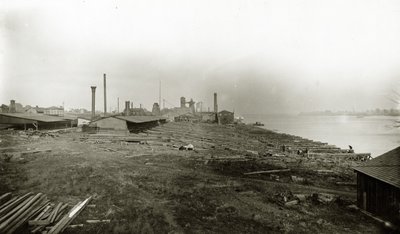 Antiguo astillero Eads en Carondelet, donde se construyeron sus cañoneras de D.C. Humphreys